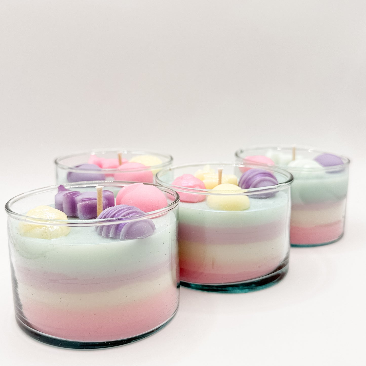 Vela Aromática Arcoíris en Vaso | Fragancia Floral y Frutal | Spring Glow 2026