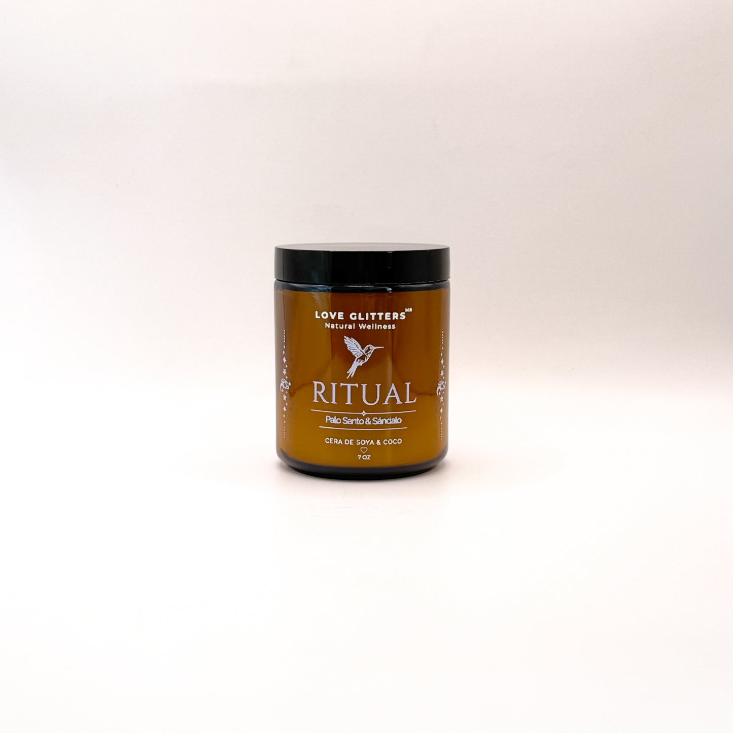 Vela Aromática Ritual | Palo Santo & Sándalo | 7 oz