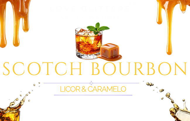 Vela Aromática Scotch Bourbon | Licor & Caramelo | 3.35 oz