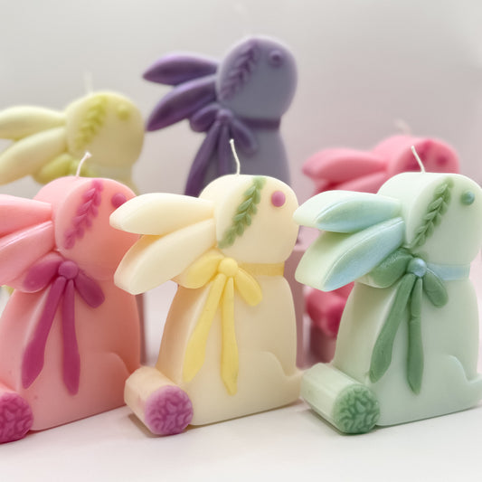 Vela Conejo XL Decorativa | Aroma a Peonías | Spring Glow 2026