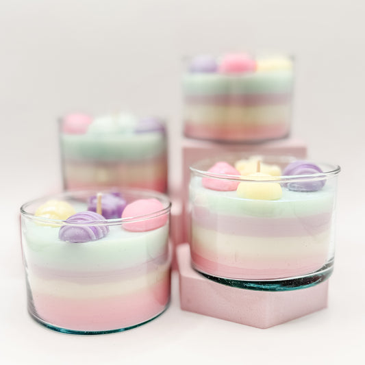 Vela Aromática Arcoíris en Vaso | Fragancia Floral y Frutal | Spring Glow 2026