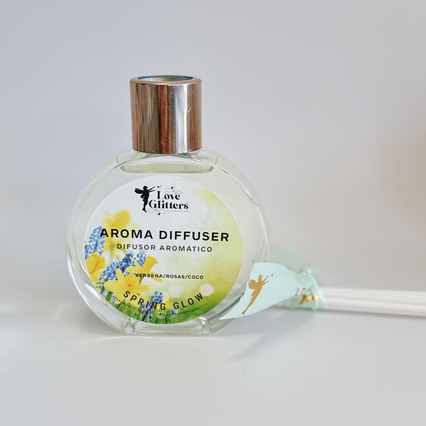 Difusor de Varillas 80 ml Verbena, Rosas y Coco | Aromaterapia