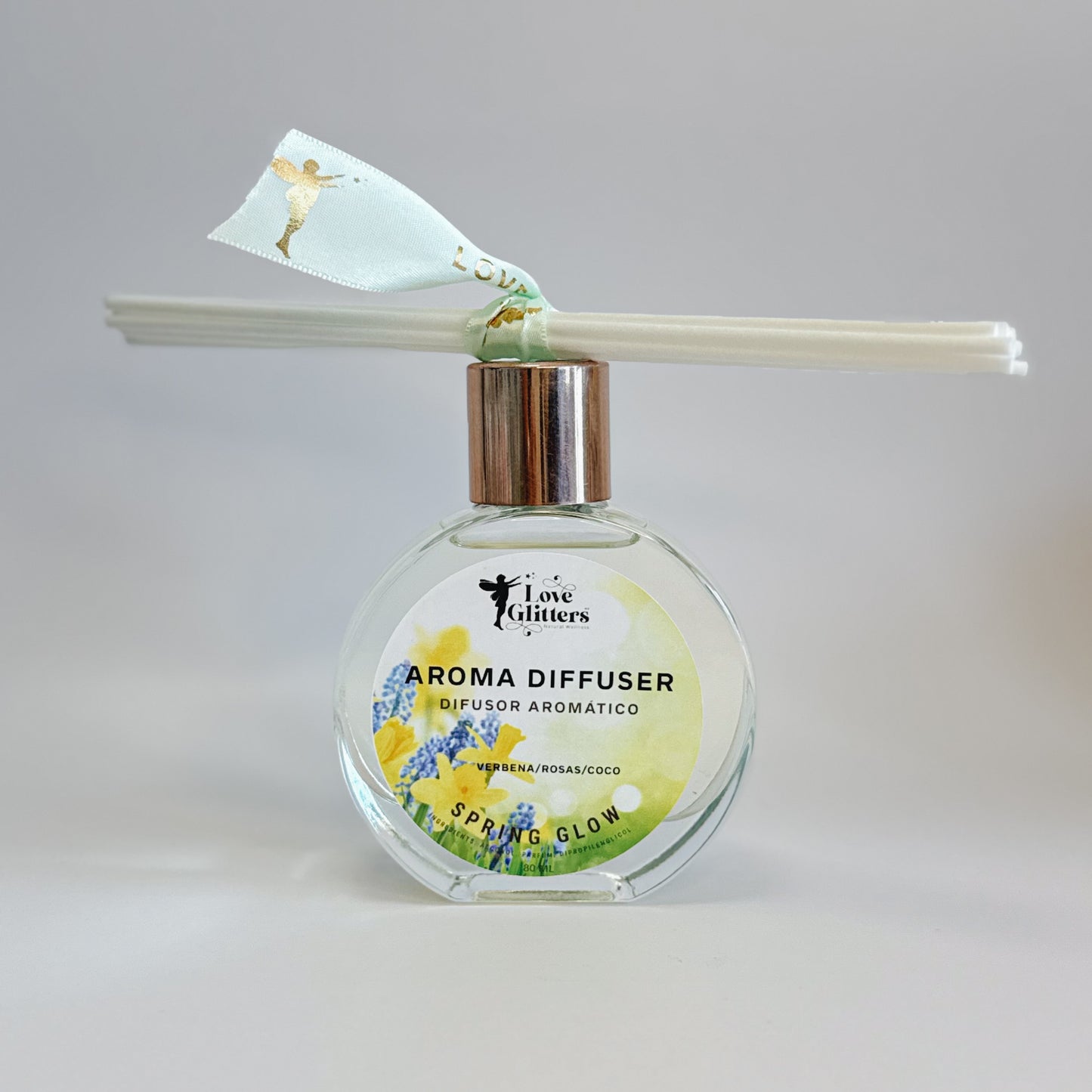 Difusor de Varillas 80 ml Verbena, Rosas y Coco | Aromaterapia