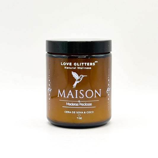 Vela Aromática Maison | Maderas Preciosas | 7 oz