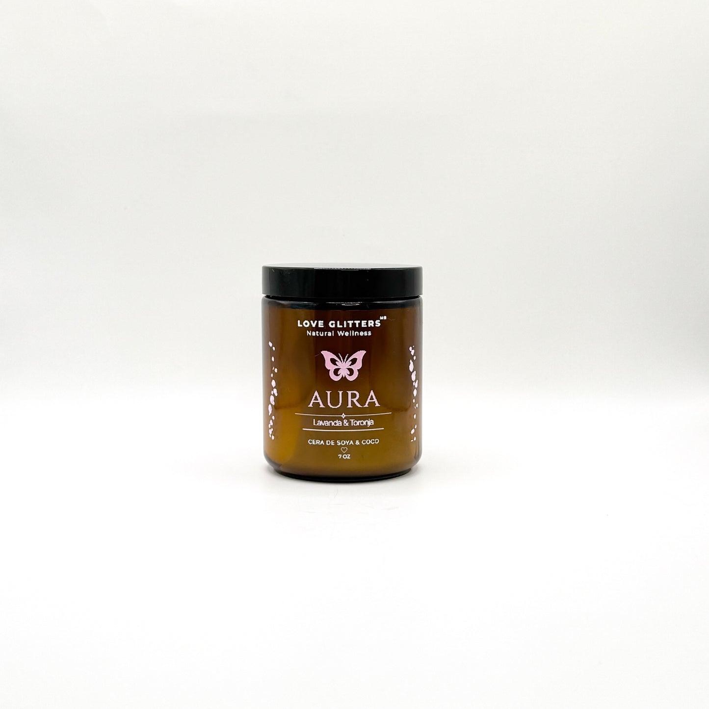 Vela Aromática Aura | Lavanda & Toronja | 7 oz