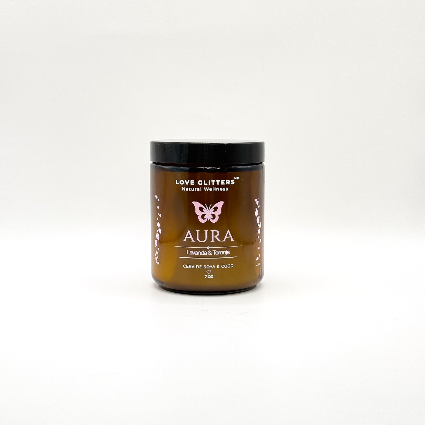 Vela Aromática Aura | Lavanda & Toronja | 7 oz