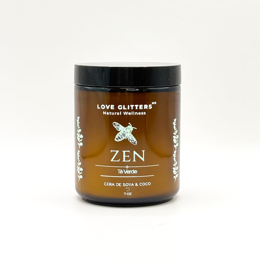Vela Aromática Zen | Té Verde | 7 oz