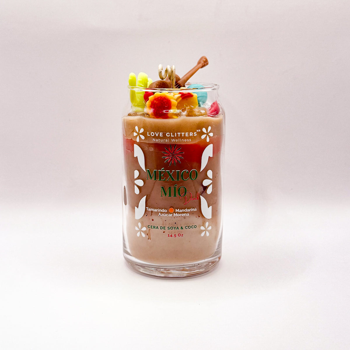Vela Aromática México Mío Drink | Tamarindo, Mandarina & Azúcar Morena | 14.5 oz