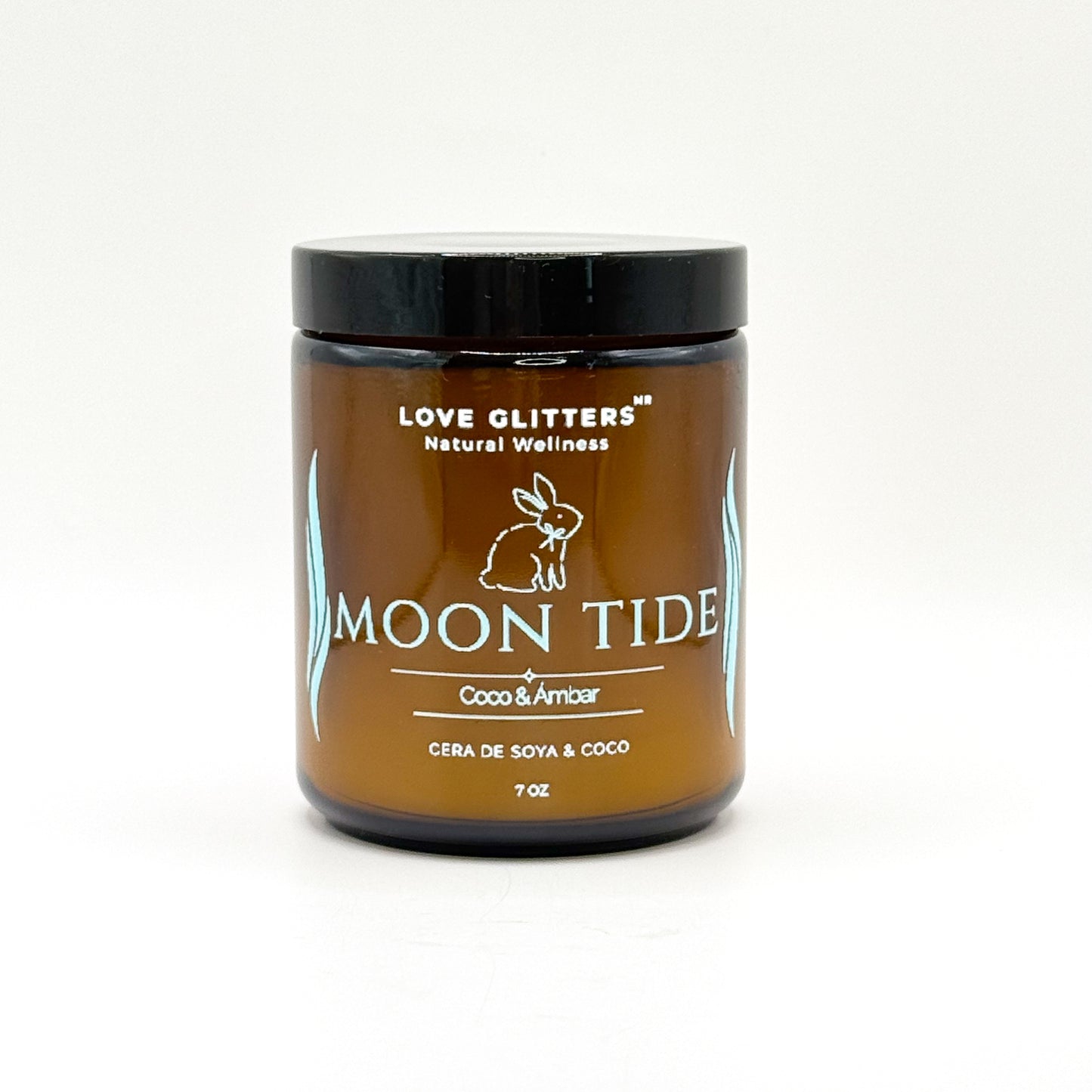 Vela Aromática Moon Tide | Coco & Ámbar | 7 oz