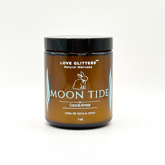 Vela Aromática Moon Tide | Coco & Ámbar | 7 oz