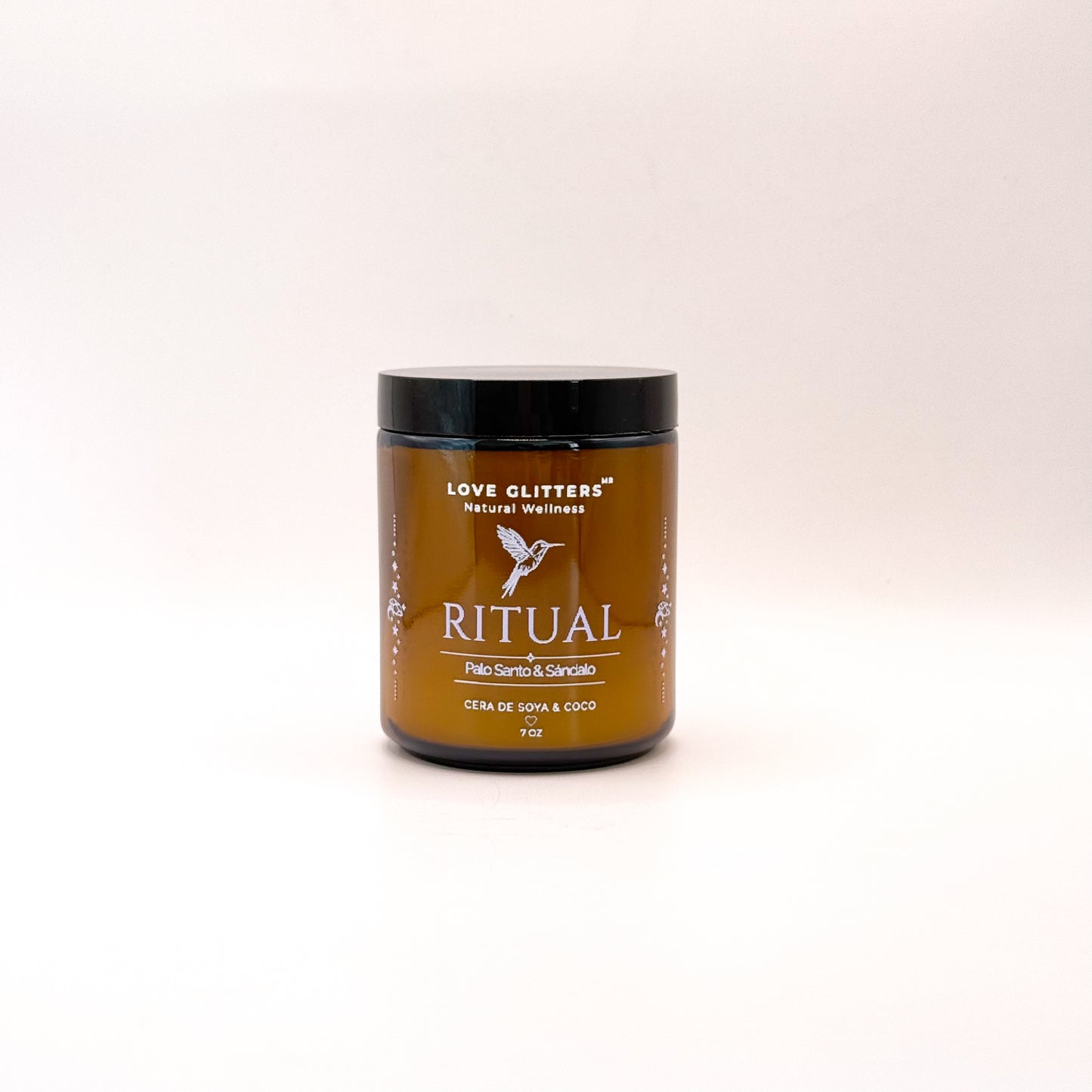 Vela Aromática Ritual | Palo Santo & Sándalo | 7 oz