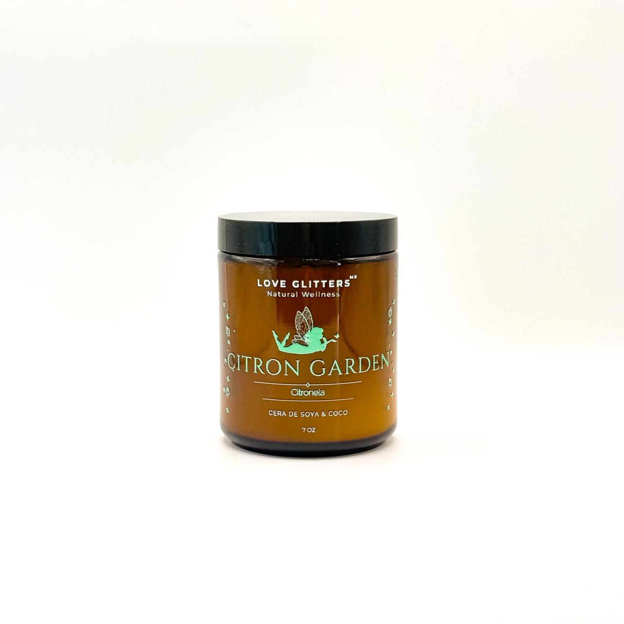 Vela Aromática Citron Garden | Citronela, Eucalipto & Limón | 7 oz