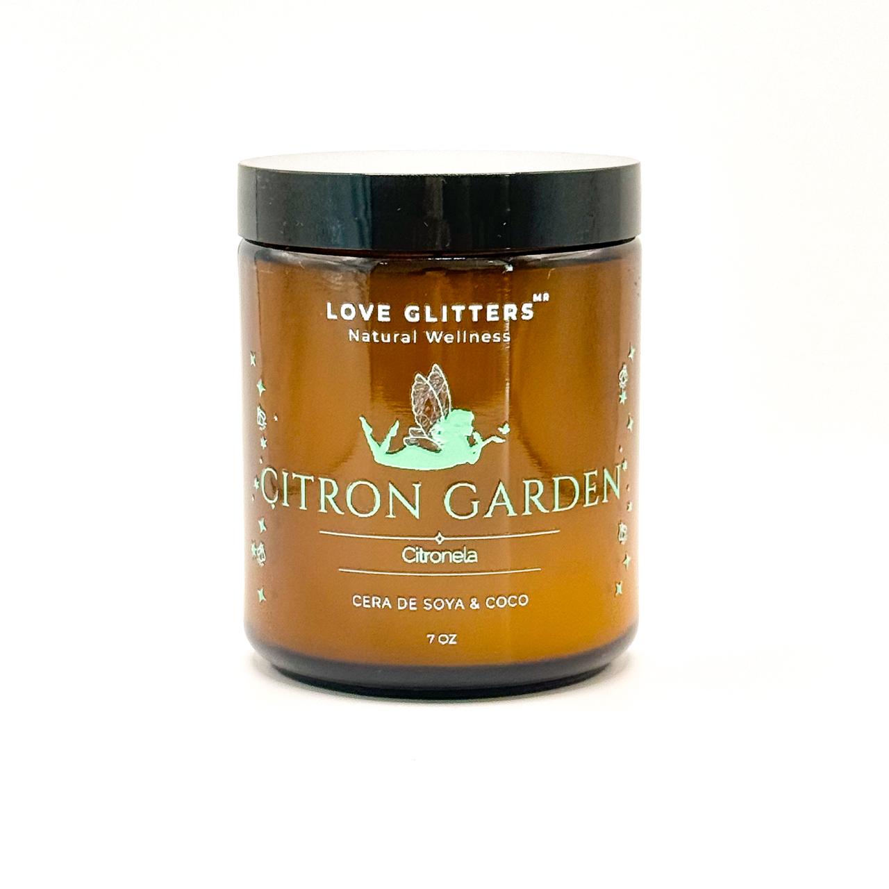Vela Aromática Citron Garden | Citronela, Eucalipto & Limón | 7 oz